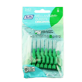 TePe Original szczoteczki międzyzębowe 5 zielone (0,8 mm) 8 szt