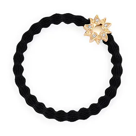 By Eloise London Gold Diamanté Sun Black
