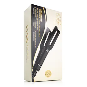 Hot Tools Pro Artist Black Gold Collection Dual Plate Salon Straightener + Exclusive Silk Hair Wrap
