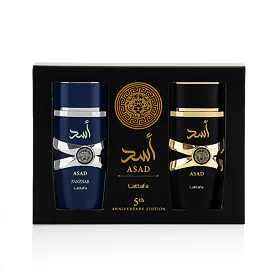 Lattafa Asad EDP Asad 100 ml + EDP Asad Zanzibar 100 ml U