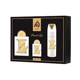 Lattafa Pride Peace & Love EDP 100 ml + EDP 20 ml + DEO w sprayu 200 ml U