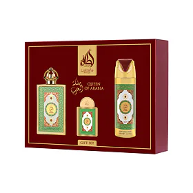 Lattafa Pride Queen Of Arabia EDP 100 ml + EDP 20 ml + DEO w sprayu 200 ml W