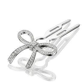 Fiona Franchimon Nº 1 Hairpin Crystals By Swarovski (White Gold Finish) 1 szt