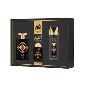Lattafa Pride Al Qiam Gold EDP 100 ml + EDP 20 ml + DEO w sprayu 200 ml U