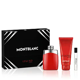 Montblanc Legend Red EDP 100 ml + EDP MINI 7,5 ml + żel pod prysznic do ciała i włosów 100 ml M