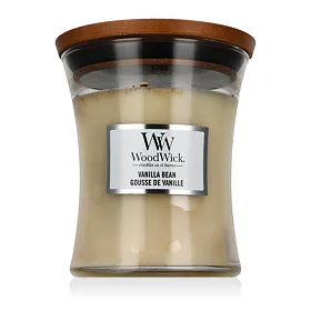 WoodWick Medium Hourglass Candles świeca zapachowa Vanilla Bean 275 g (wada zabarwienia)