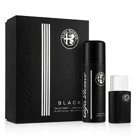 Alfa Romeo Czarny EDT 15 ml + spray do ciała 150 ml M
