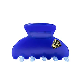 By Eloise Medium Hair Claw Jaguar Blue Breeze
