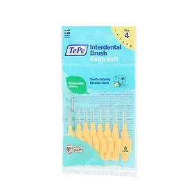 TePe Extra Soft szczoteczki międzyzębowe 4 żółte (0,7 mm) 8 szt