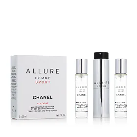 Chanel Allure Homme Sport EDC wielokrotnego napełniania 20 ml + Wkład EDC 2 x 20 ml M

