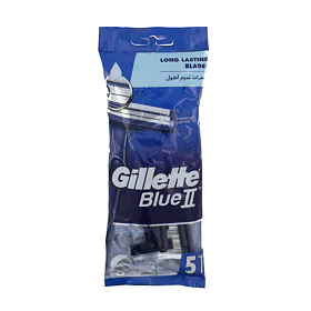 Gillette Blue II Chromium jednorazowa maszynka do golenia 5 szt M