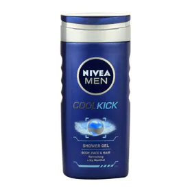 Nivea Men Cool Kick odświeżający żel pod prysznic do ciała i włosów 250 ml M