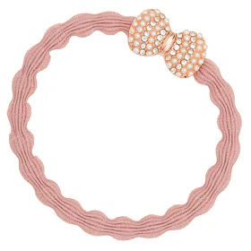 By Eloise London Rose Gold Bling Bow